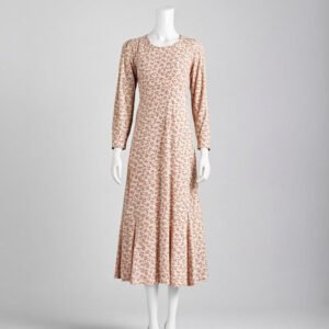 Floral Wrap Midi Dress