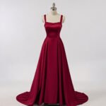 Elegant Silk Evening Dress