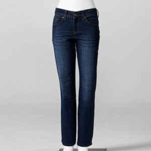 Slim Fit Dark Jeans